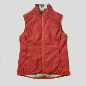 Janji Orange/Foliage Reversible Thermal Vest